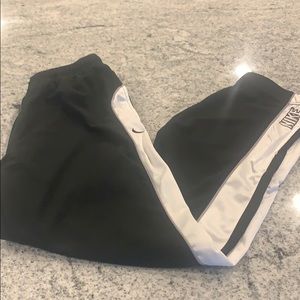 Nike Dri Fit men’s pants black and silver